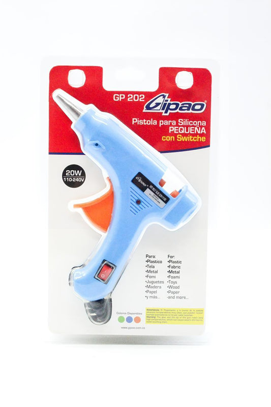 PISTOLA SILICONA GIPAO PEQUEÑA GP202