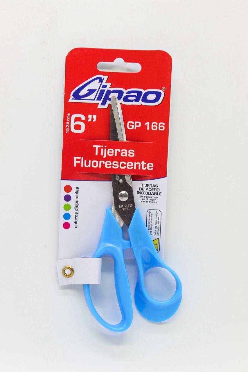 TIJERA GIPAO FLUORESCENTE 6" GP166