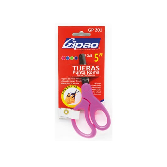 TIJERA GIPAO PUNTA ROMA FLUORESCENTE