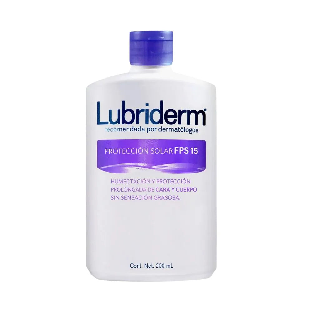 LUBRIDERM PROTECCIÓN SOLAR FPS 15 200 ML