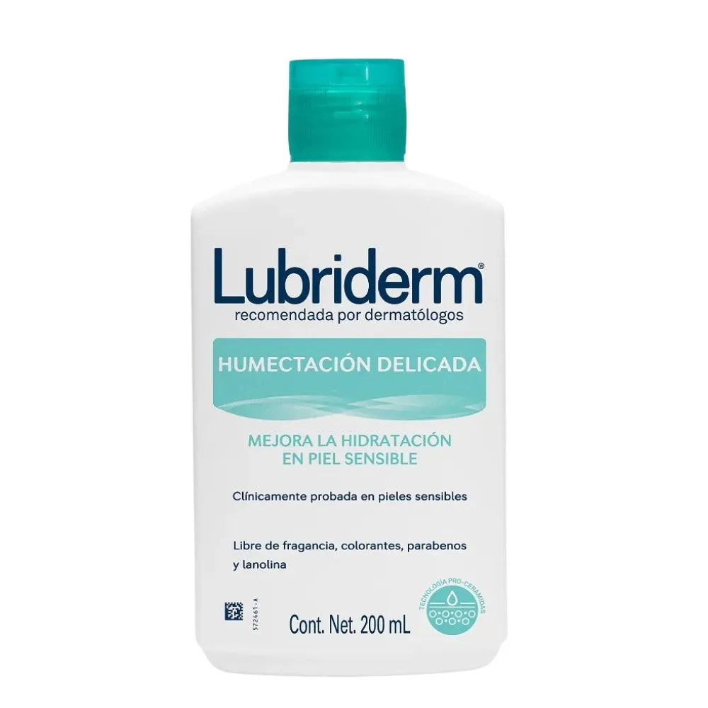 LUBRIDERM HUMECTACIÓN DELICADA 200 ML