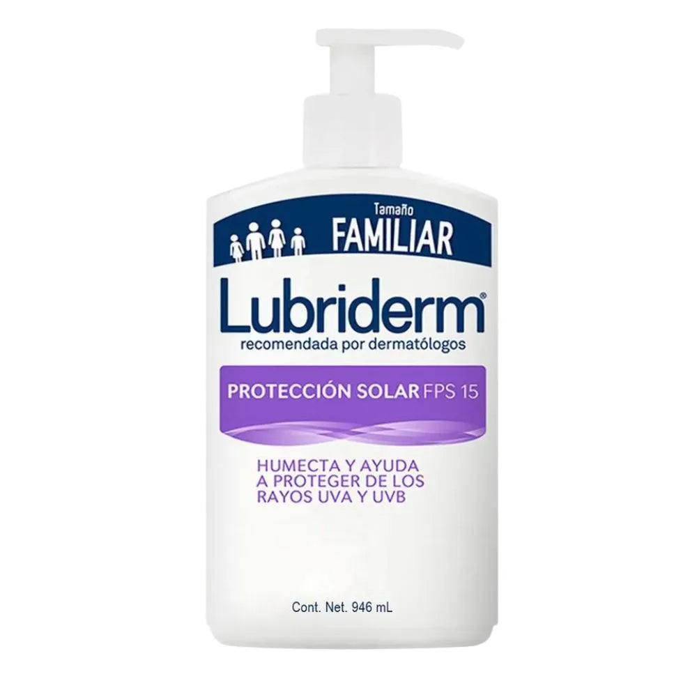 LUBRIDERM PROTECCIÓN SOLAR FPS 15 946 ML