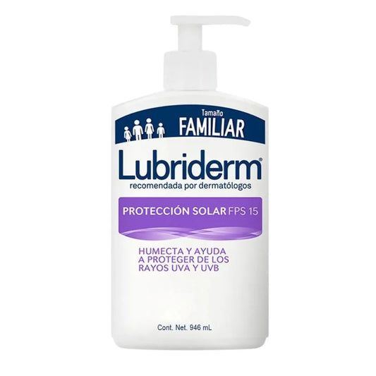 LUBRIDERM PROTECCIÓN SOLAR FPS 15 946 ML