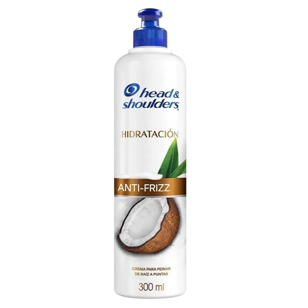 CREMA PARA PEINAR HEAD & SHOULDERS HIDRATACIÓN ANTI FRIZZ 300 ML