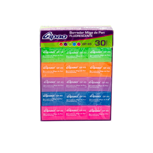 BORRADOR GIPAO FLUORESCENTE GP45 UND