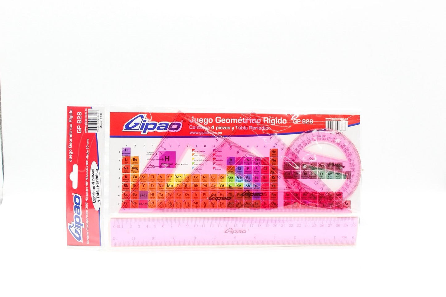 JUEGO GEOMETRICO GIPAO RIGIDO ESTUCHE GP828