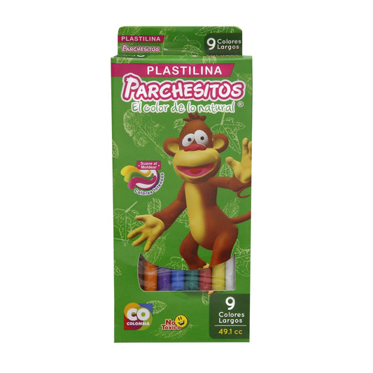 PLASTILINA PARCHESITOS * 9 LARGA
