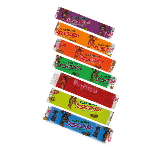 PLASTILINA PARCHESITOS BARRA (37.5)