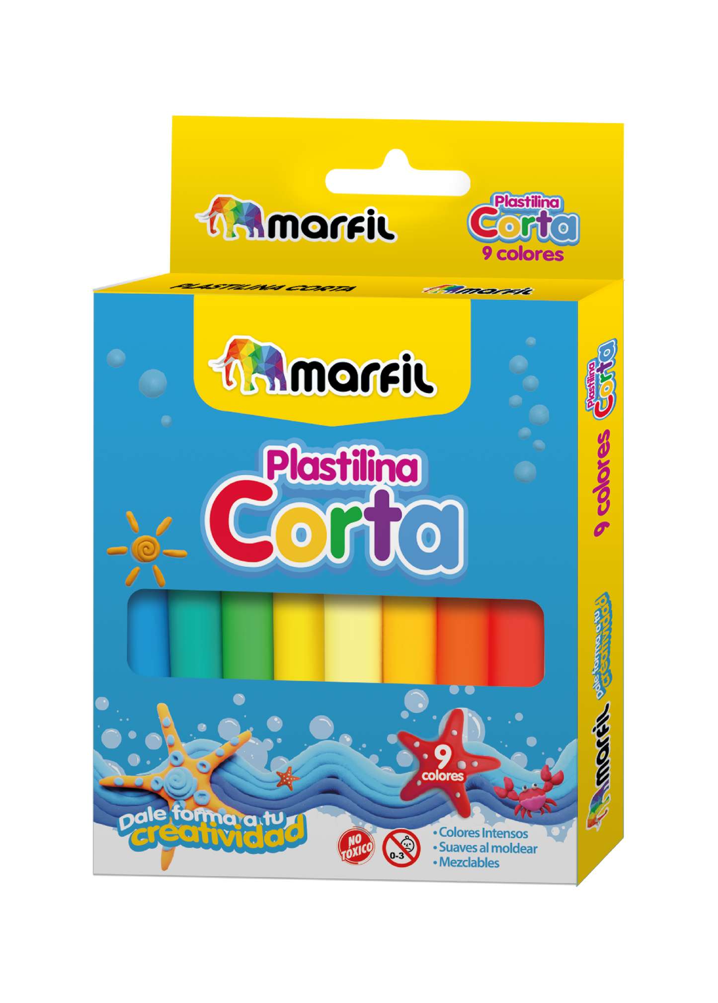 PLASTILINA MARFIL * 9 CORTA