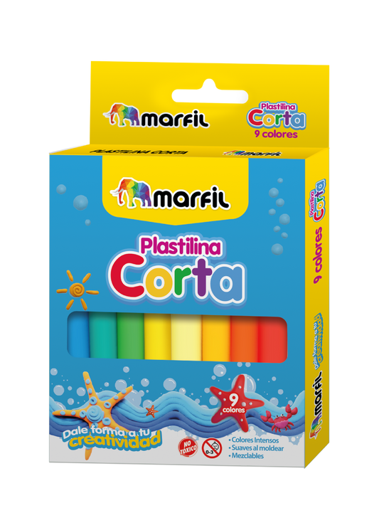 PLASTILINA MARFIL * 9 CORTA