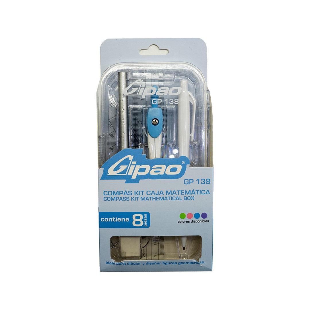 COMPAS GIPAO KIT CAJA MATEMATICA GP138