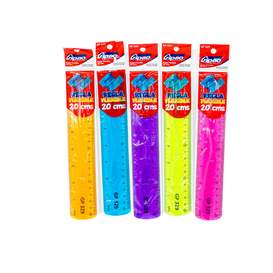 REGLA GIPAO FLEXIBLE 20 CM