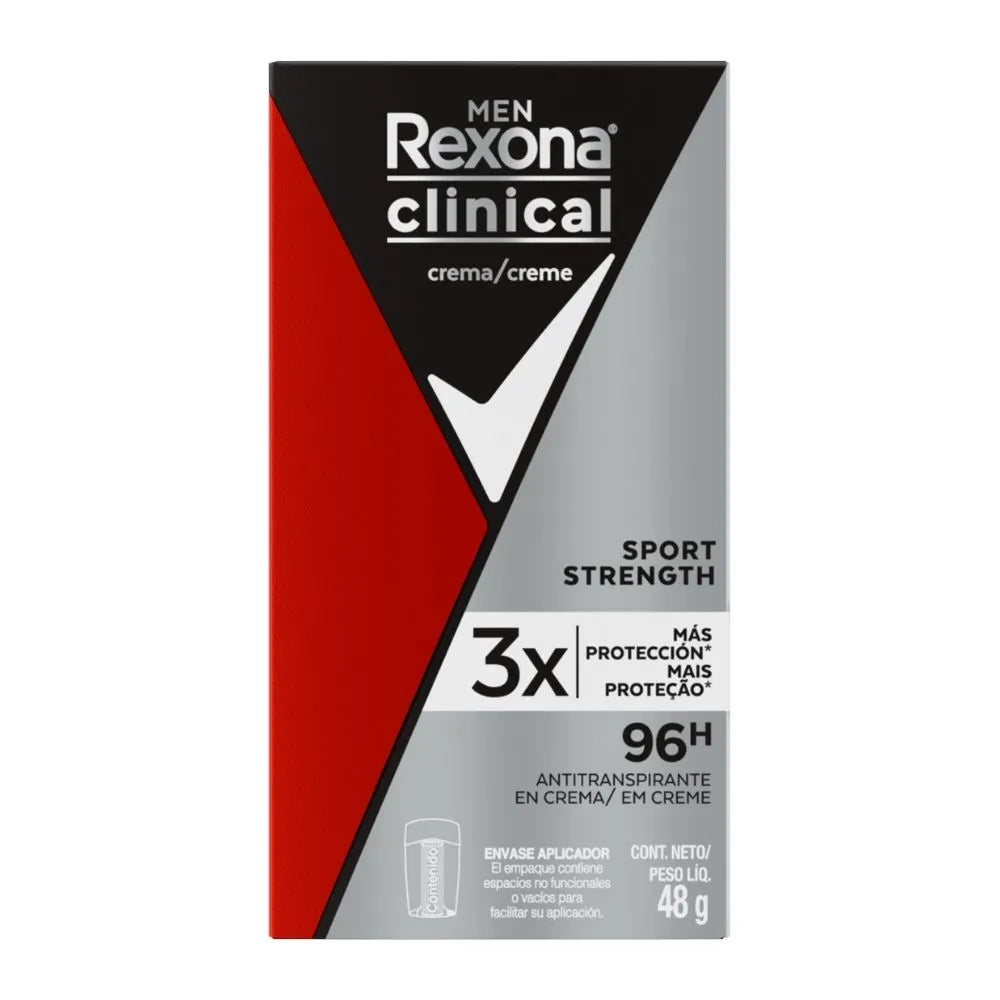 DESODORANTE REXONA CLINICAL SPORT STRENGTH 48 G