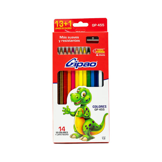 COLOR GIPAO * 14 UNIPUNTA 4MM GP455