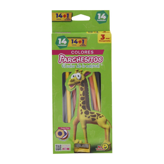 COLOR PARCHESITOS * 14 UNIPUNTA 3MM