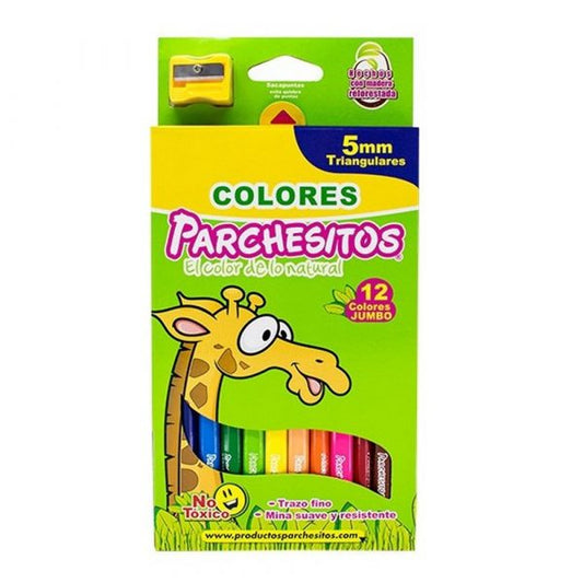 COLOR PARCHESITOS * 12 UNIPUNTA 5MM