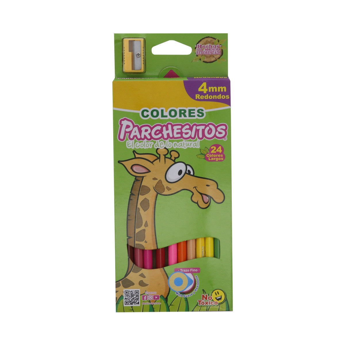 COLOR PARCHESITOS * 24 UNIPUNTA 4MM