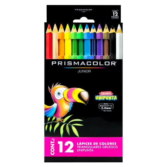 COLOR PRISMACOLOR * 12 TRIANGULAR GRUESO