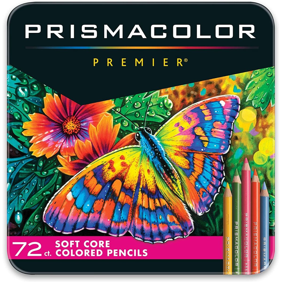 COLOR PRISMACOLOR * 72 CAJA METALICA
