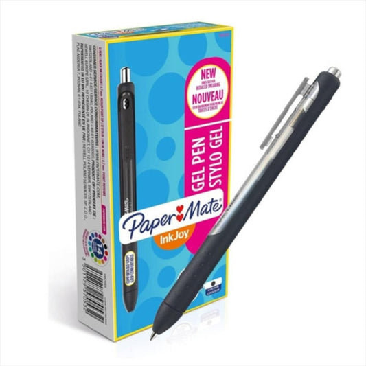 LAPICERO PAPER MATE GEL INKJOY 0.7 RT NEGRO
