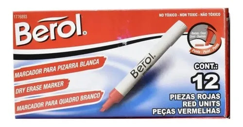 MARCADOR BEROL BORRABLE NEGRO