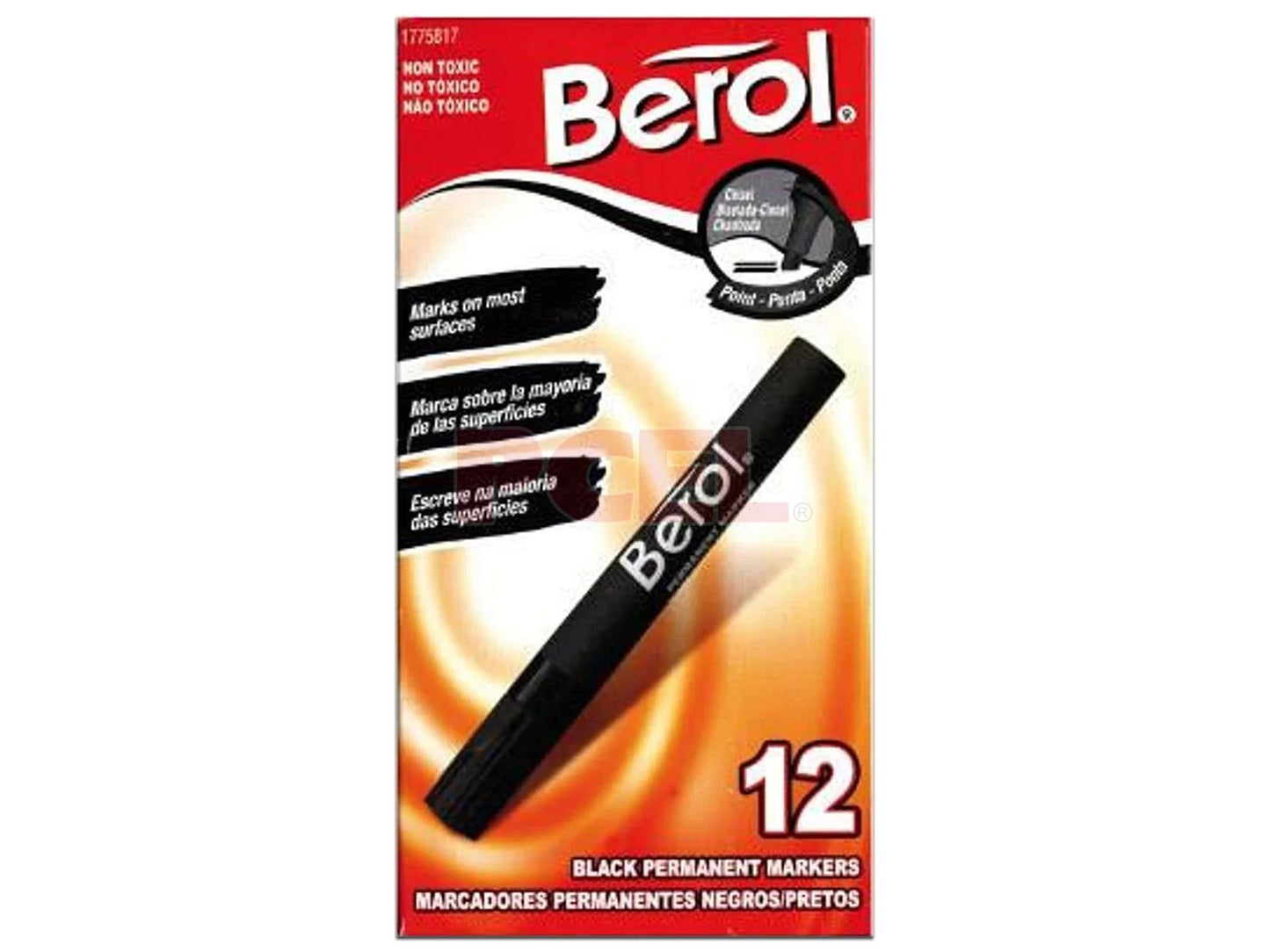 MARCADOR BEROL PERMANENTE NEGRO