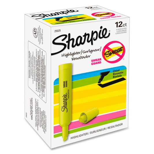 RESALTADOR SHARPIE AMARILLO UNID