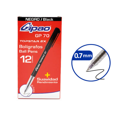 LAPICERO GIPAO TOPSTAR NEGRO GP70