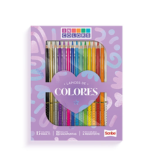 COLOR SCRIBE INCOLORS * 15  UNIPUNTA