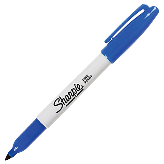 MARCADOR SHARPIE PUNTA FINA AZUL UNID