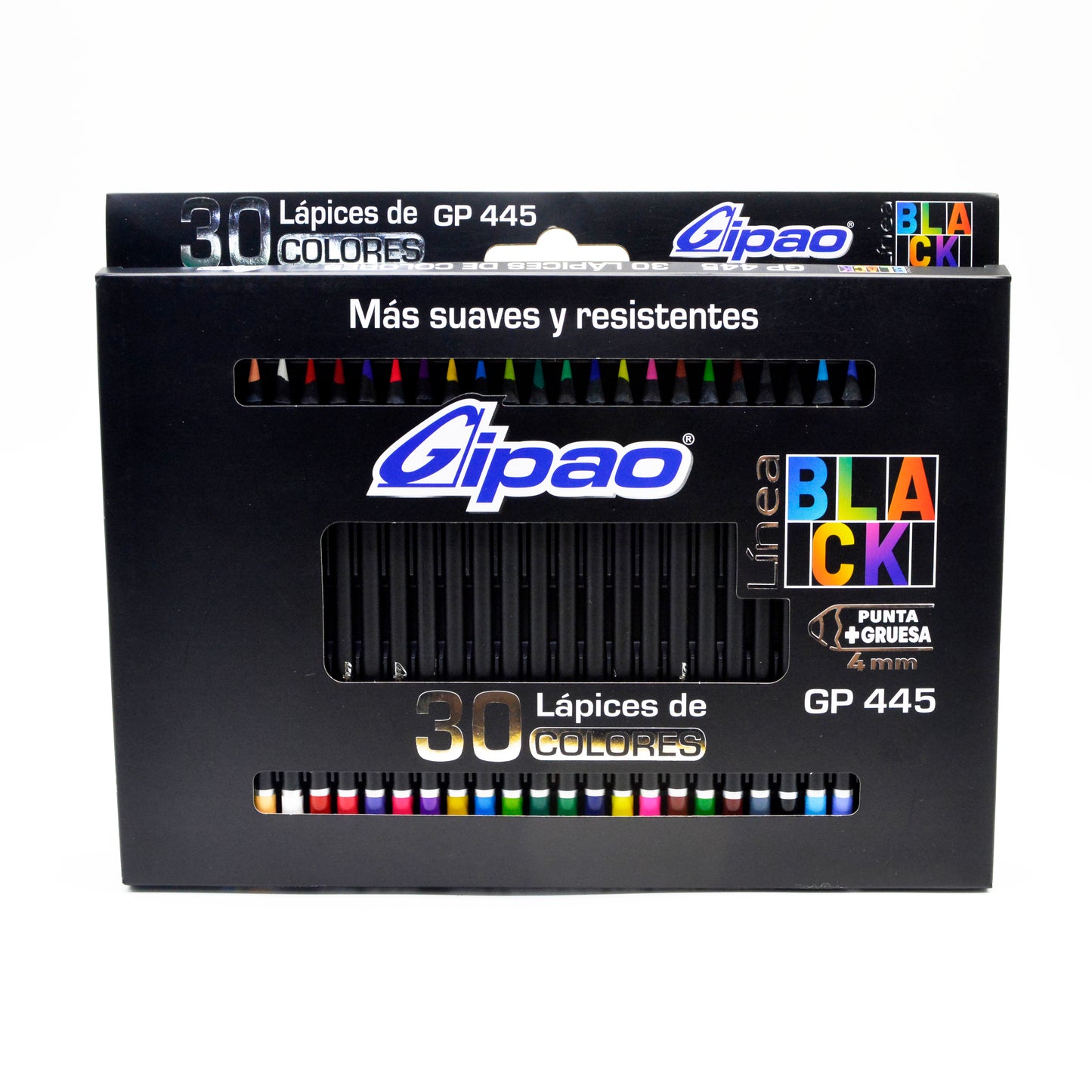 COLOR BLACK GIPAO * 30 4 MM GP445