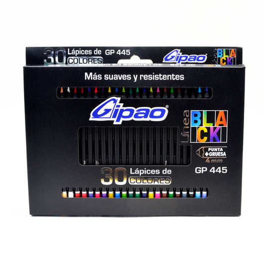 COLOR BLACK GIPAO * 30 4 MM GP445