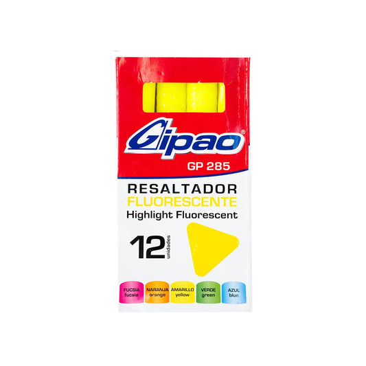 RESALTADOR GIPAO AMARILLO GP285