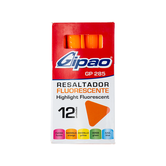 RESALTADOR GIPAO NARANJA GP285