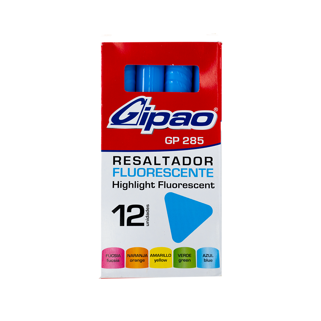 RESALTADOR GIPAO AZUL GP285