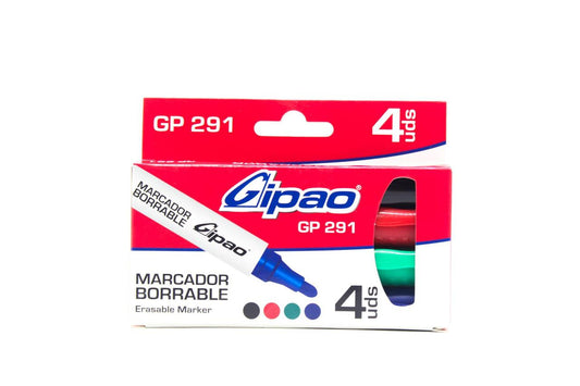 MARCADOR GIPAO BORRABLE * 4 GP291