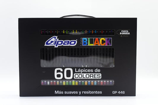 COLOR BLACK GIPAO * 60 4MM GP446