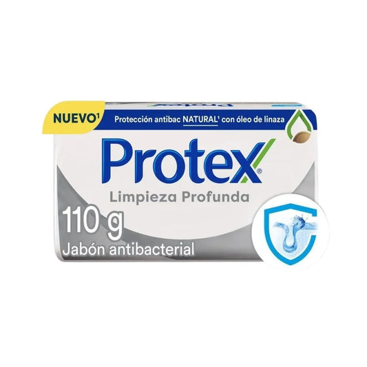JABÓN ANTIBACTERIAL PROTEX LIMPIEZA PROFUNDA 110 G