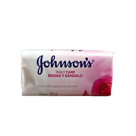 JABÓN JOHNSON'S ADULTO ROSAS Y SÁNDALO 110 G