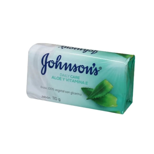 JABÓN JOHNSON'S ALOE VERA Y VITAMINAS ADULTO 110 G