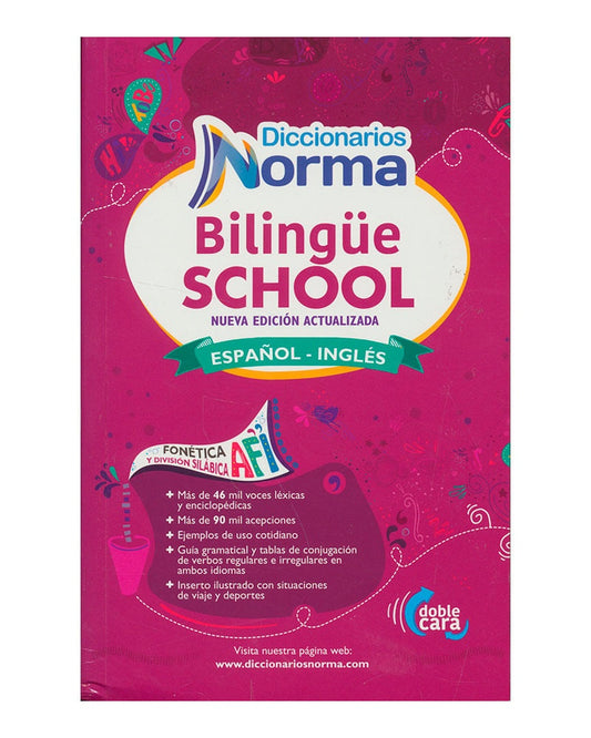 DICCIONARIO NORMA BILINGUE SCHOOL 2017