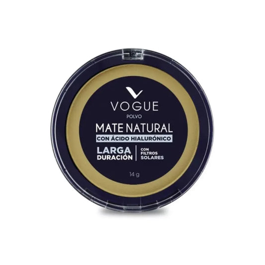 POLVO VOGUE MATE NATURAL TONO ACEITUNA