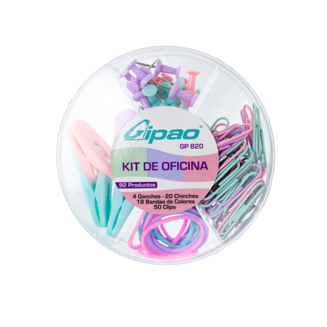 KIT GIPAO DE OFICINA PASTEL GP820