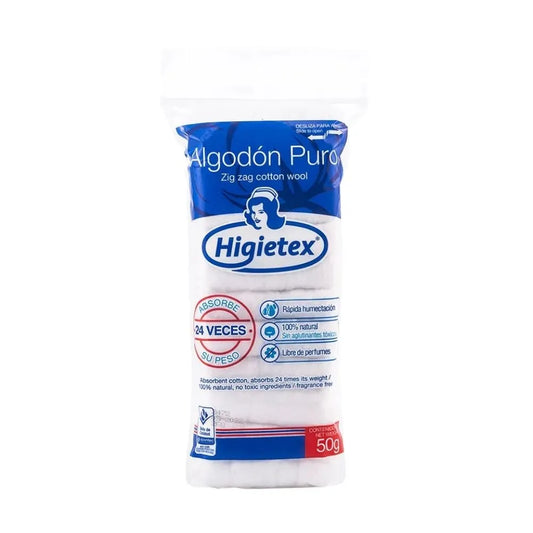 ALGODÓN PURO HIGIENETEX 50 G