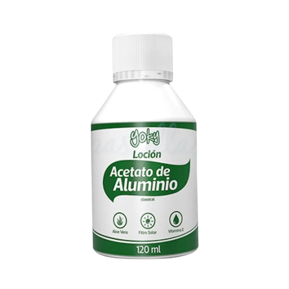 LOCIÓN ACETATO DE ALUMINIO YOKY 120 ML