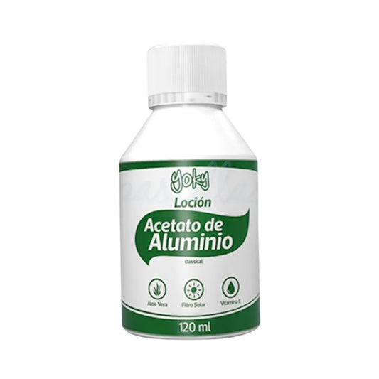 LOCIÓN ACETATO DE ALUMINIO YOKY 120 ML