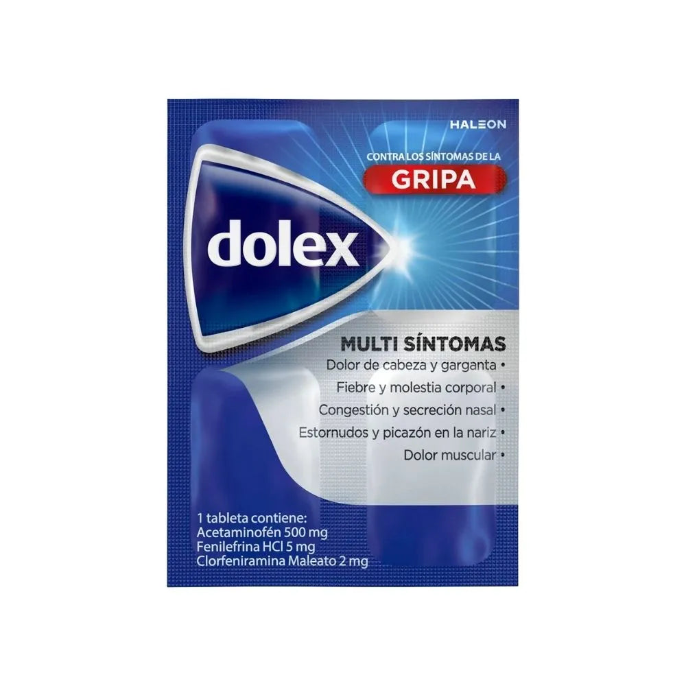 PASTILLA DOLEX GRIPA TIRA X4 TABLETAS