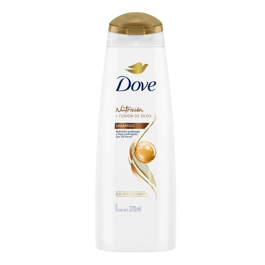 SHAMPOO DOVE NUTRICIÓN + FUSIÓN DE ÓLEOS 370 ML