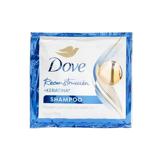 SHAMPOO DOVE RECONSTRUCCIÓN + KERATINA SOBRE
