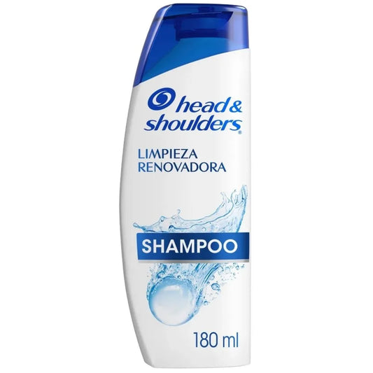 SHAMPOO HEAD & SHOULDERS LIMPIEZA RENOVADORA 180 ML